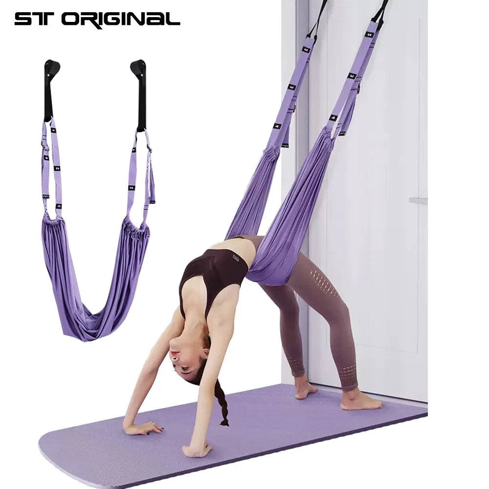 Woman Hammock Stretch Leg Splits Trainer